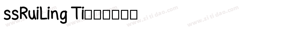 ssRuiLing Ti字体转换